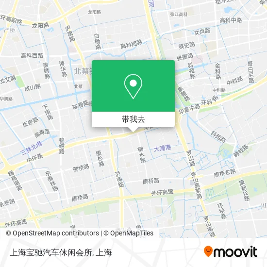 上海宝驰汽车休闲会所地图