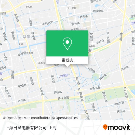 上海日呈电器有限公司地图