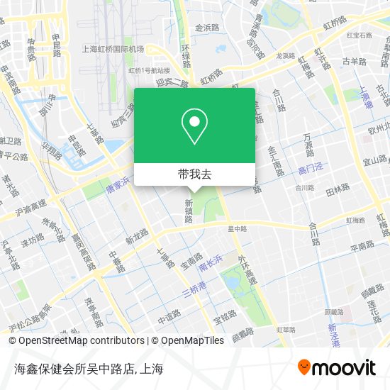 海鑫保健会所吴中路店地图