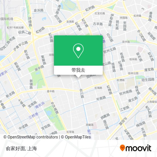 俞家好面地图