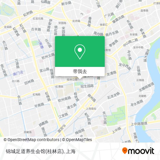 锦城足道养生会馆(桂林店)地图