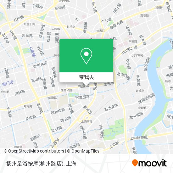 扬州足浴按摩(柳州路店)地图
