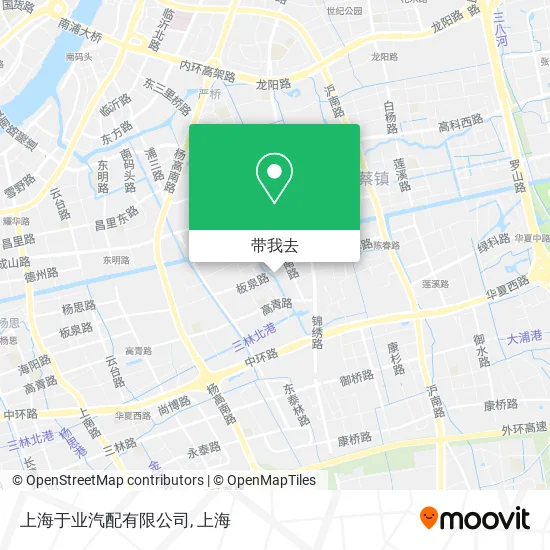 上海于业汽配有限公司地图