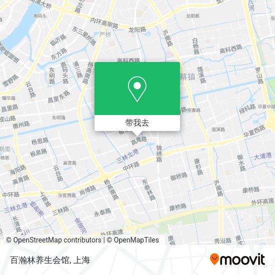 百瀚林养生会馆地图