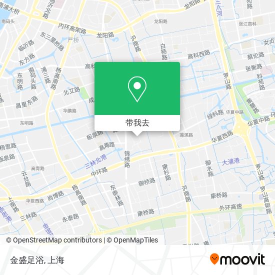 金盛足浴地图