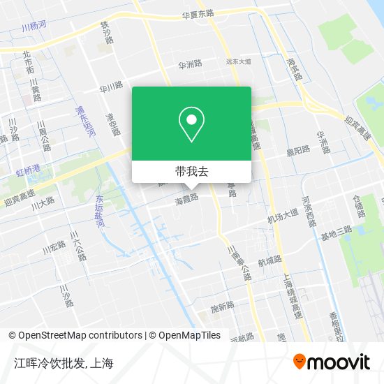 江晖冷饮批发地图