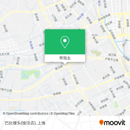 巴比馒头(徐泾店)地图