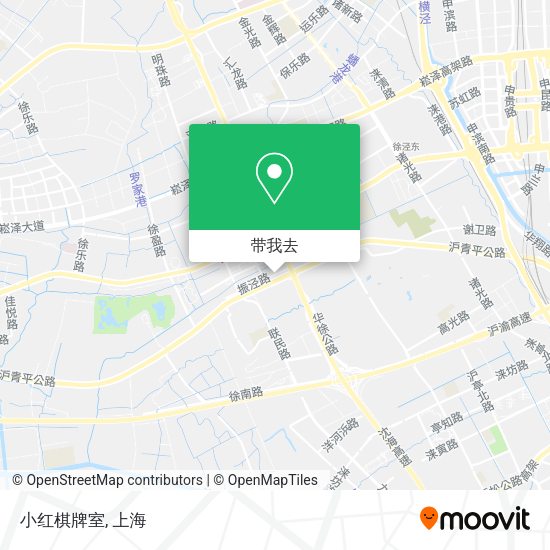小红棋牌室地图