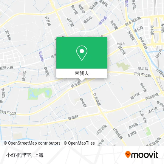 小红棋牌室地图