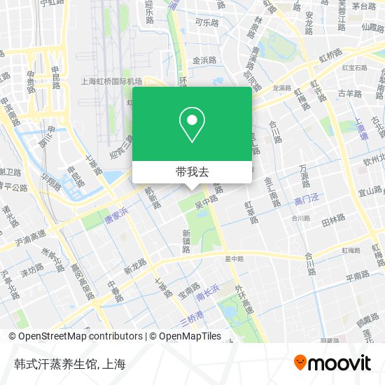 韩式汗蒸养生馆地图