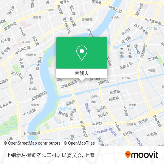 上钢新村街道济阳二村居民委员会地图