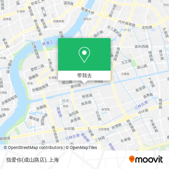 指爱你(成山路店)地图