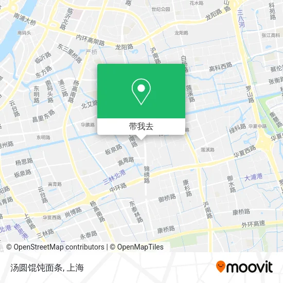 汤圆馄饨面条地图