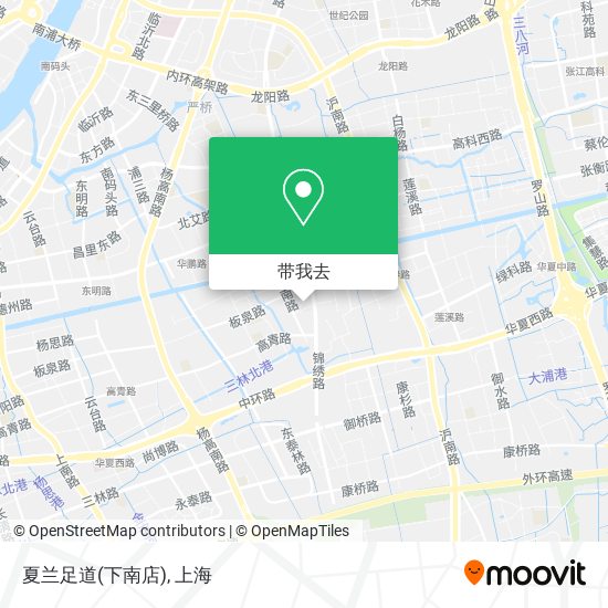 夏兰足道(下南店)地图