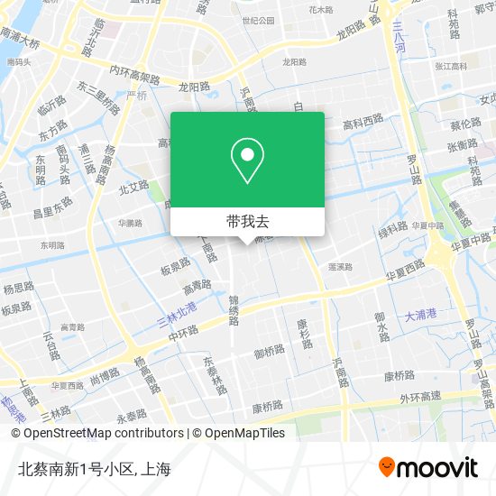 北蔡南新1号小区地图