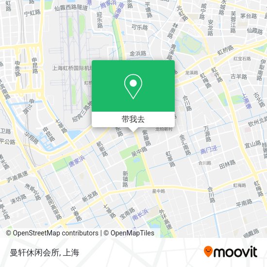曼轩休闲会所地图