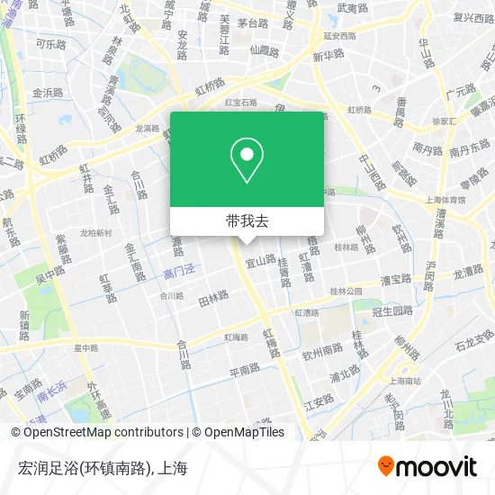 宏润足浴(环镇南路)地图