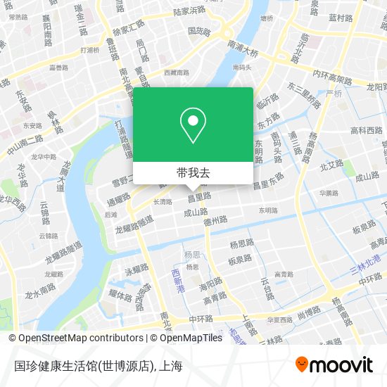 国珍健康生活馆(世博源店)地图