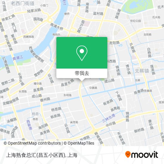上海熟食总汇(昌五小区西)地图