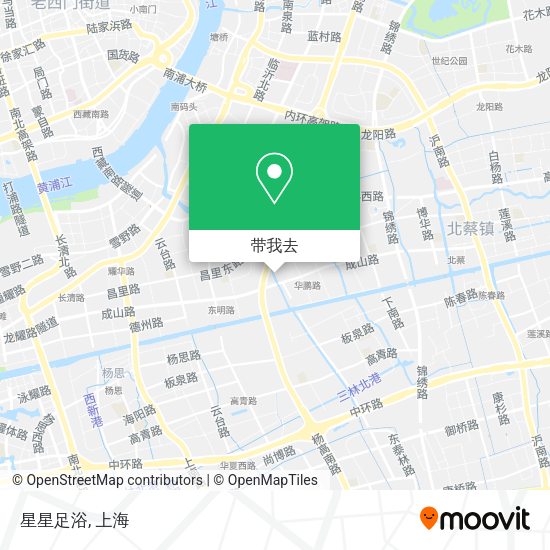 星星足浴地图