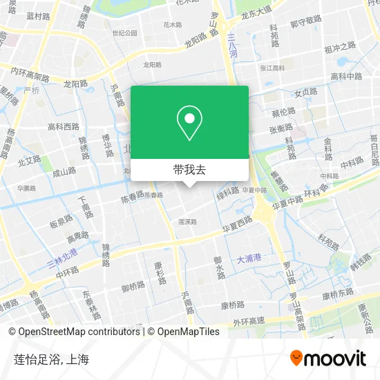 莲怡足浴地图