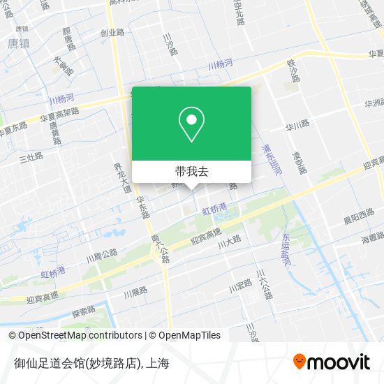御仙足道会馆(妙境路店)地图