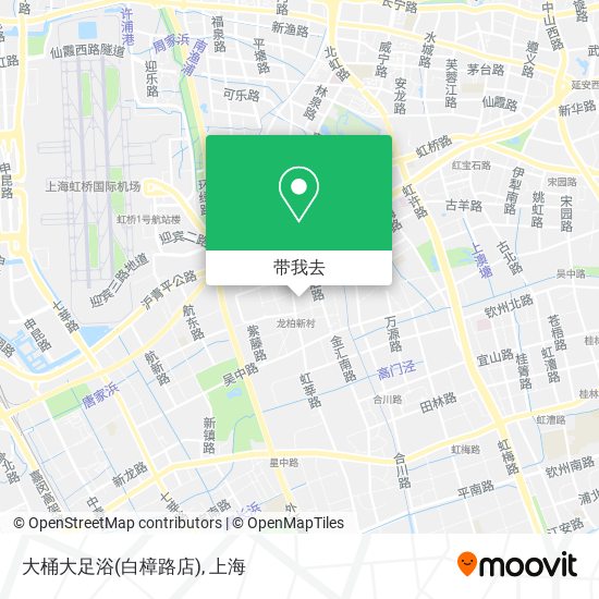 大桶大足浴(白樟路店)地图