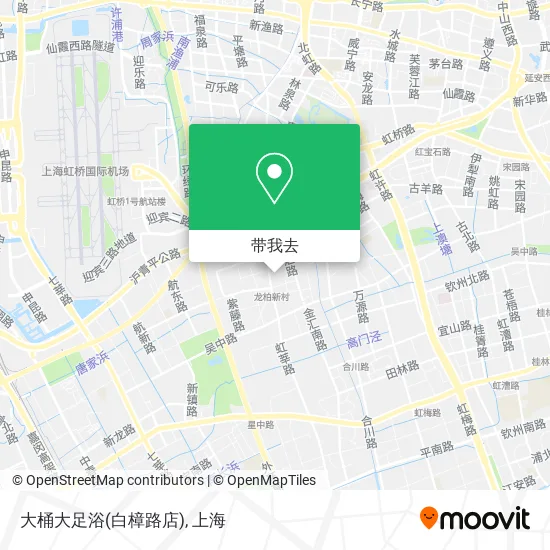 大桶大足浴(白樟路店)地图