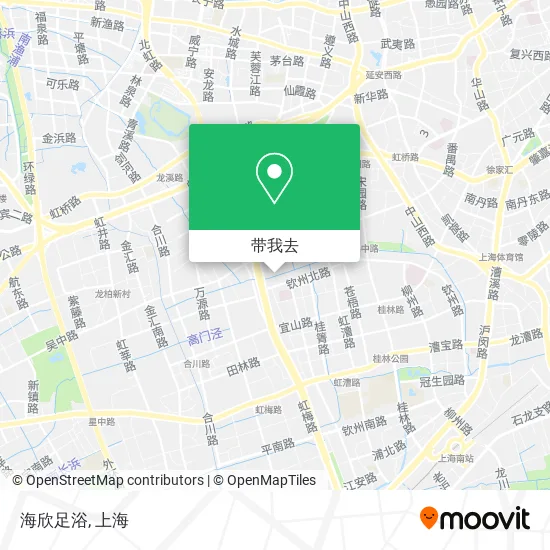 海欣足浴地图