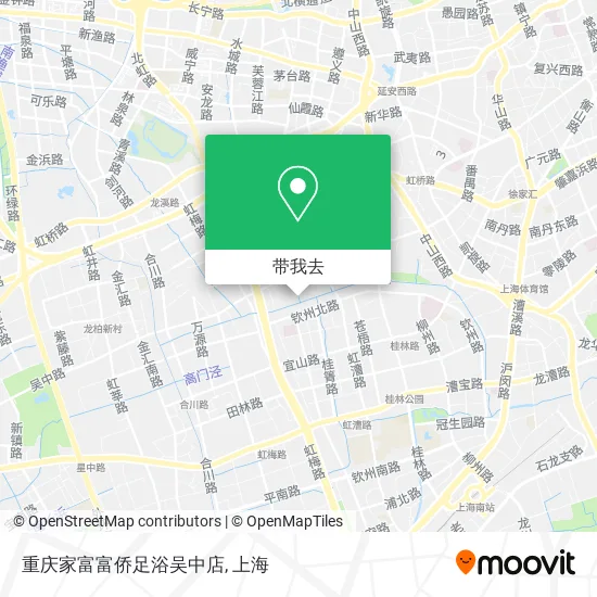 重庆家富富侨足浴吴中店地图