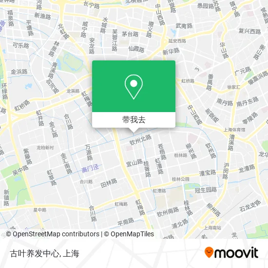 古叶养发中心地图