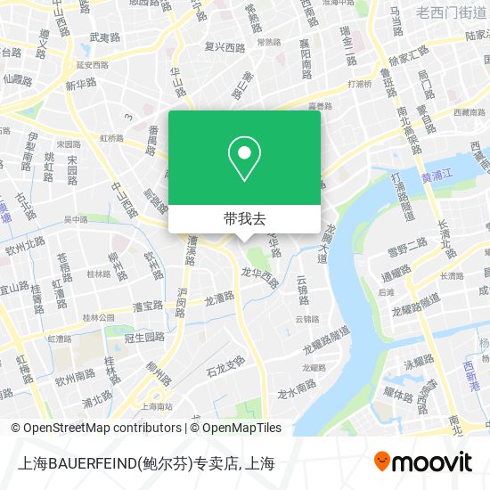 上海BAUERFEIND(鲍尔芬)专卖店地图