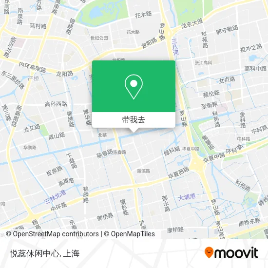 悦蕊休闲中心地图