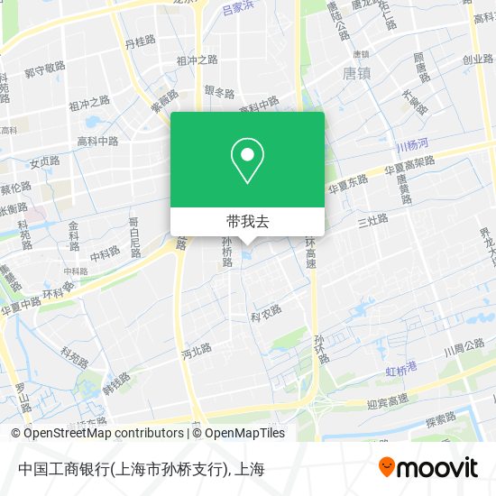 中国工商银行(上海市孙桥支行)地图