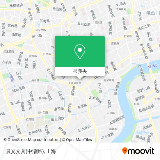 晨光文具(中漕路)地图