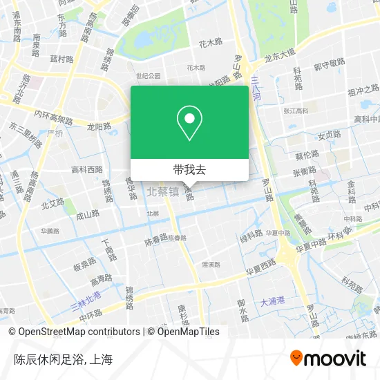陈辰休闲足浴地图