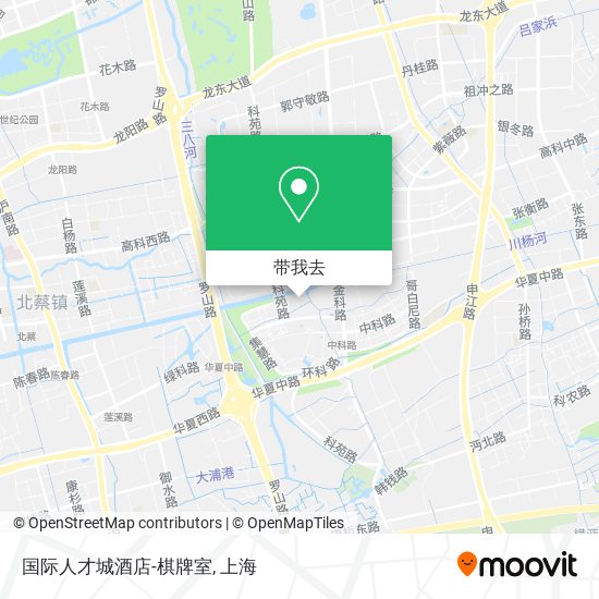 国际人才城酒店-棋牌室地图