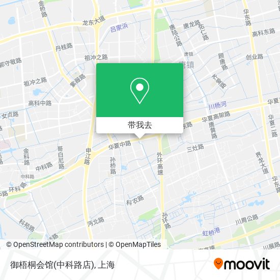 御梧桐会馆(中科路店)地图