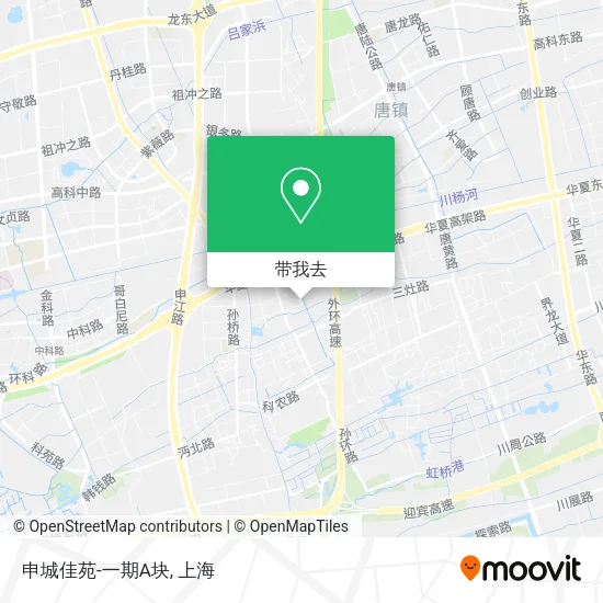 申城佳苑-一期A块地图