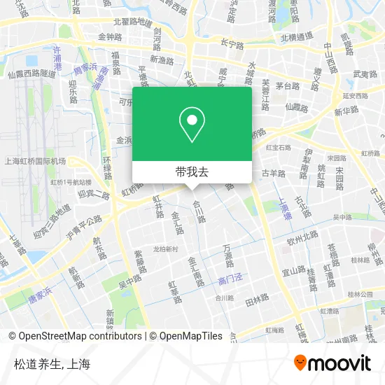松道养生地图