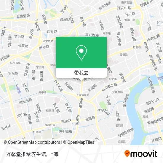 万馨堂推拿养生馆地图