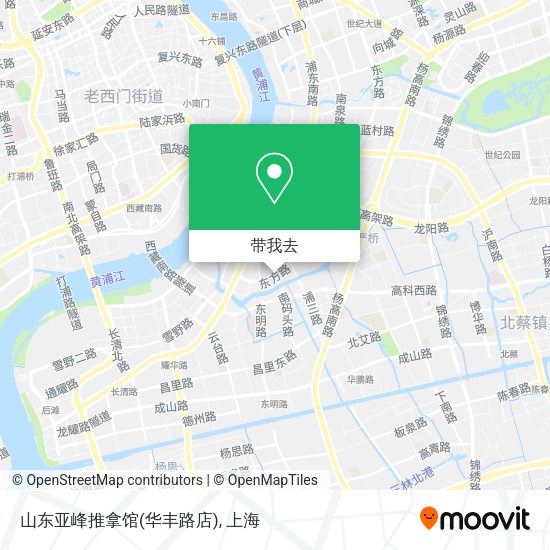山东亚峰推拿馆(华丰路店)地图