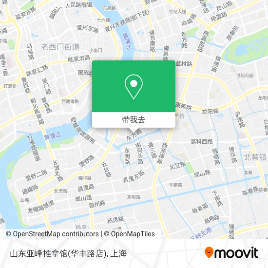 山东亚峰推拿馆(华丰路店)地图