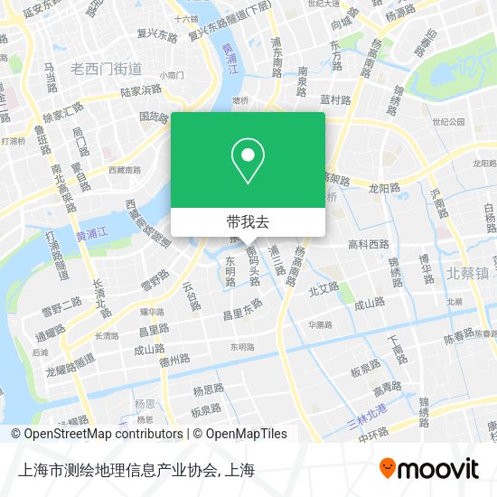 上海市测绘地理信息产业协会地图