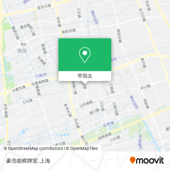 豪浩能棋牌室地图