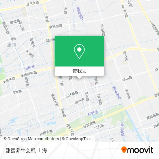 甜蜜养生会所地图