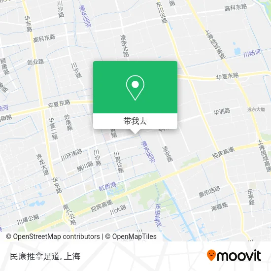 民康推拿足道地图
