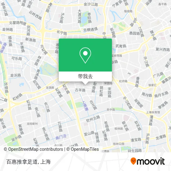 百惠推拿足道地图