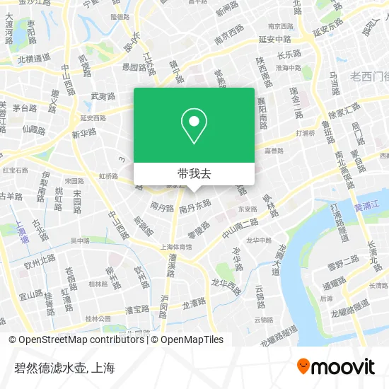 碧然德滤水壶地图