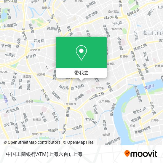 中国工商银行ATM(上海六百)地图